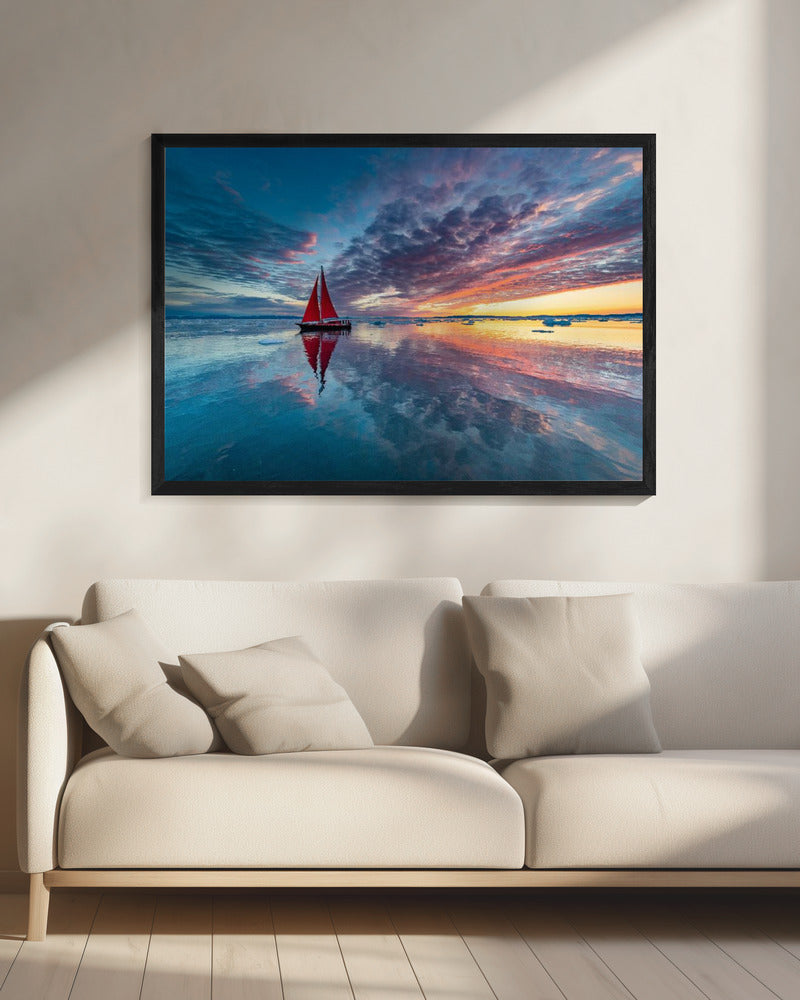 Greenland fire sky | Canvas