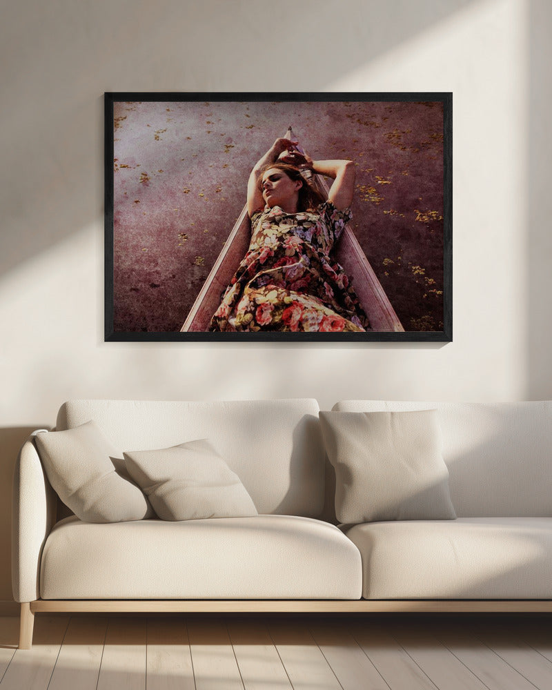 Evening on the lake | Canvas