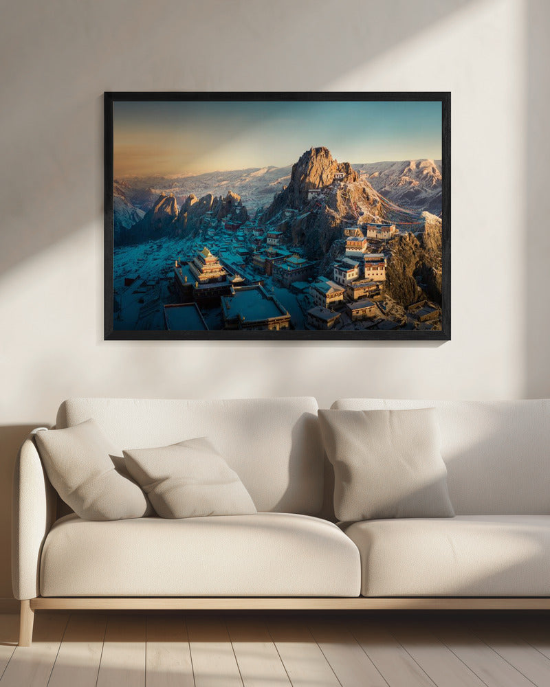 Tibetan temple 《崷崒孜珠》 | Canvas