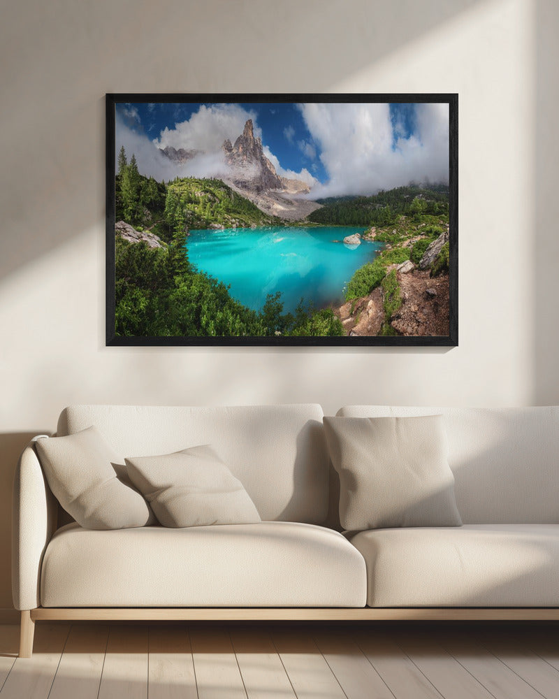 Veneto - Lago di Sorapis Panorama | Canvas