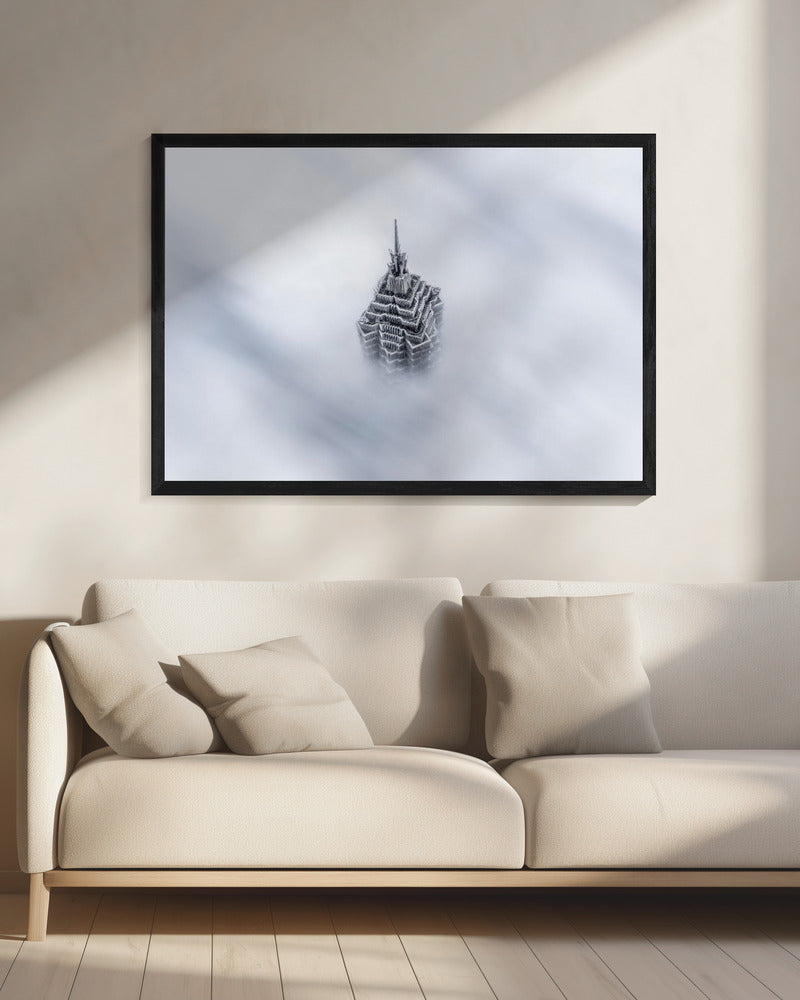 Shanghai Jinmao Tower in Clouds | Canvas