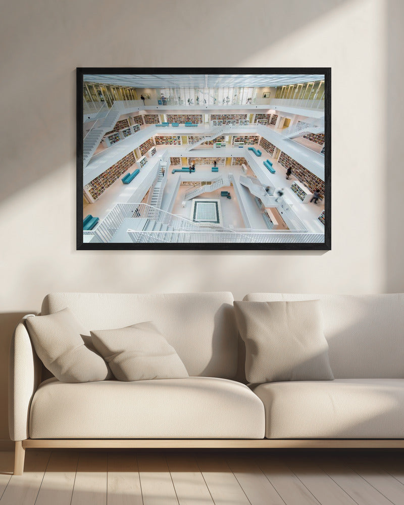 library Stuttgart | Canvas