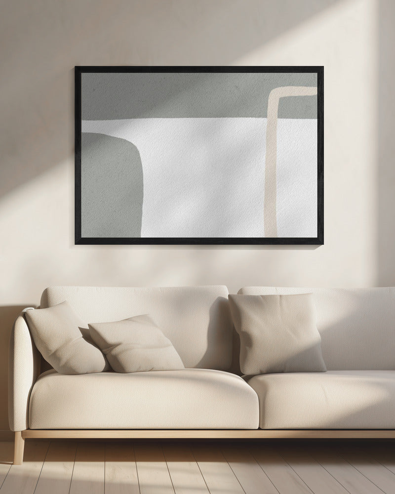 Muted Geometric Forms | Canvas