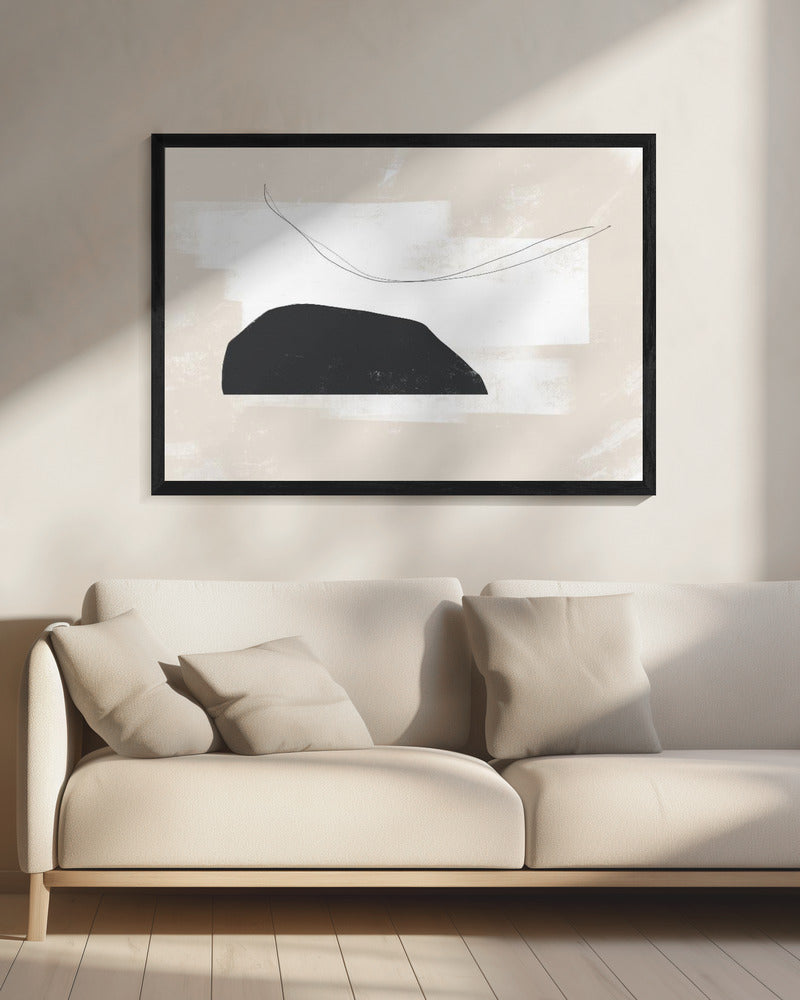 Black Geometric Shapes | Canvas