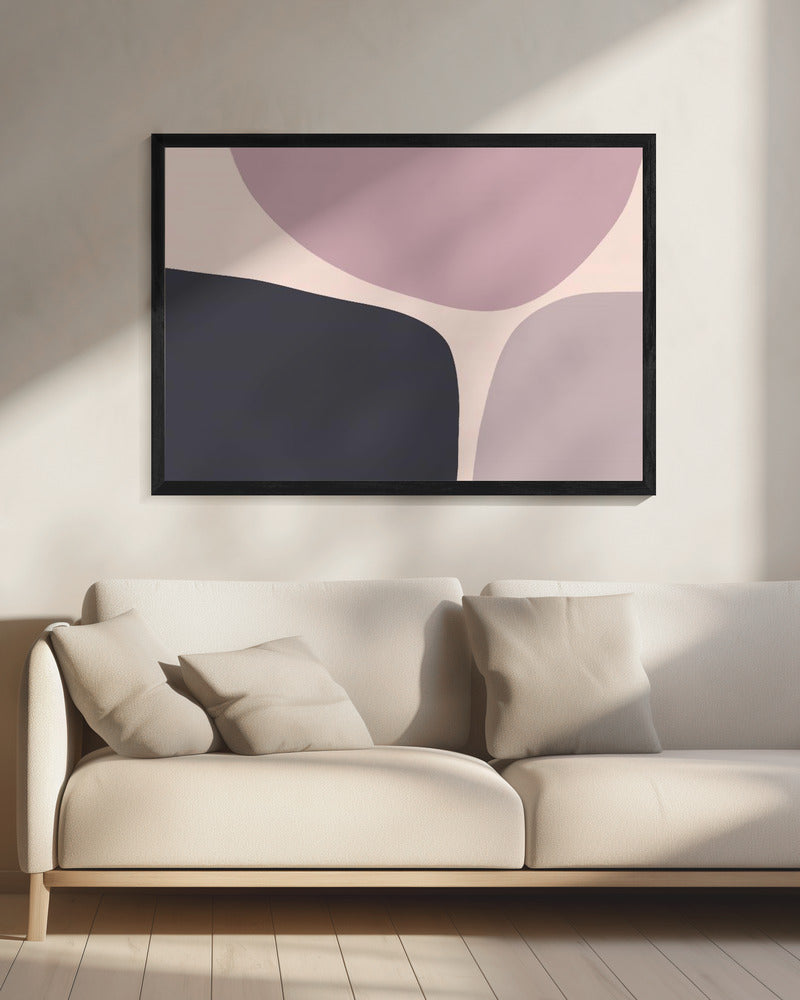 Organic Shapes In Muted Tones | Canvas