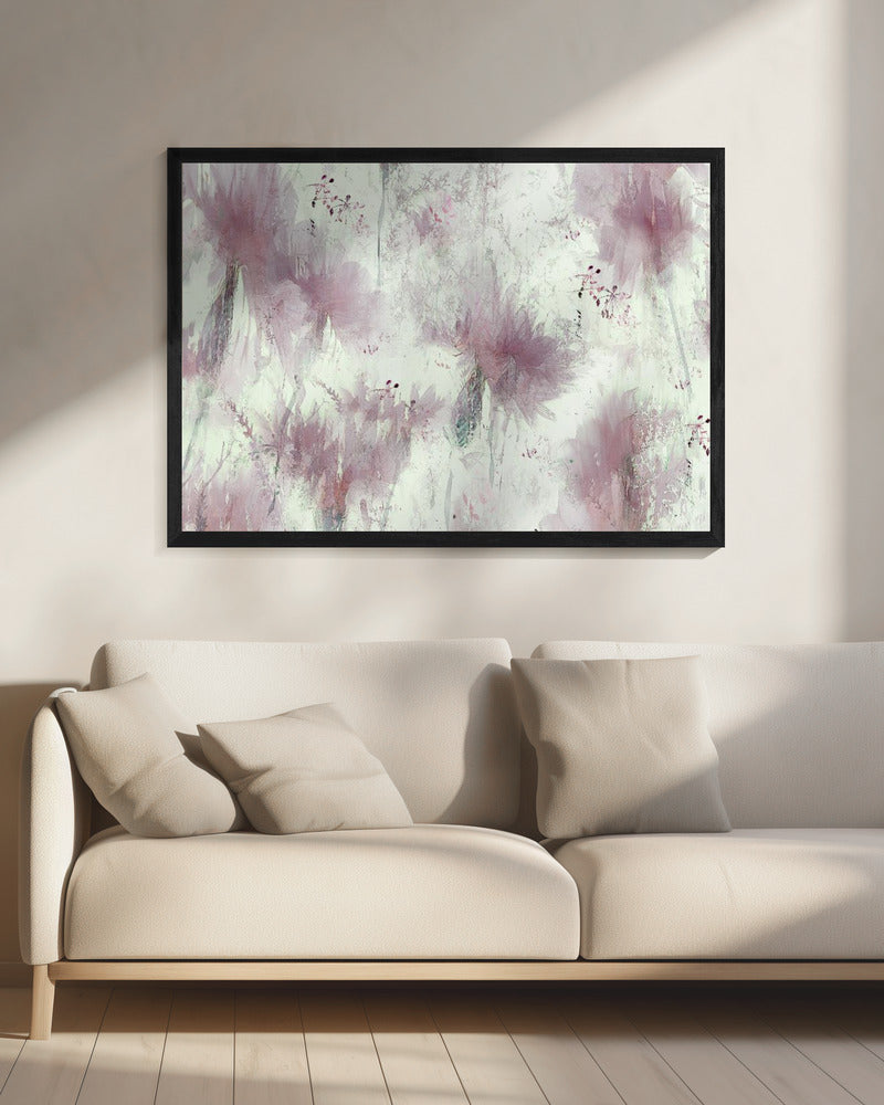 Floral wallpaper | Canvas