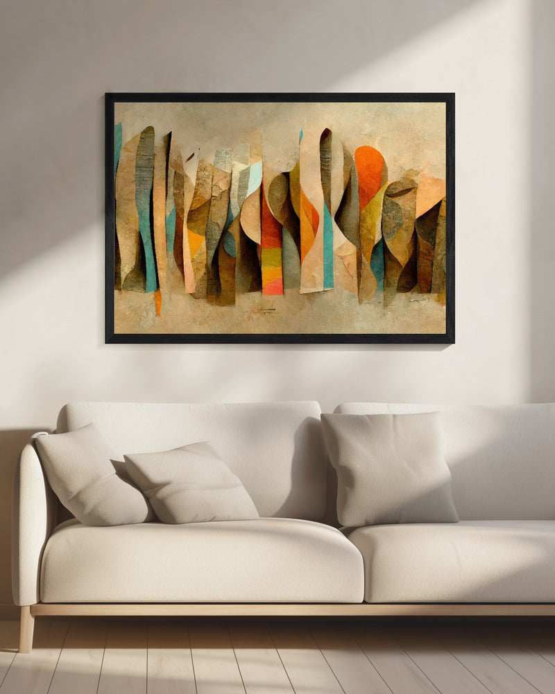 Curved Kaleidoscope | Canvas