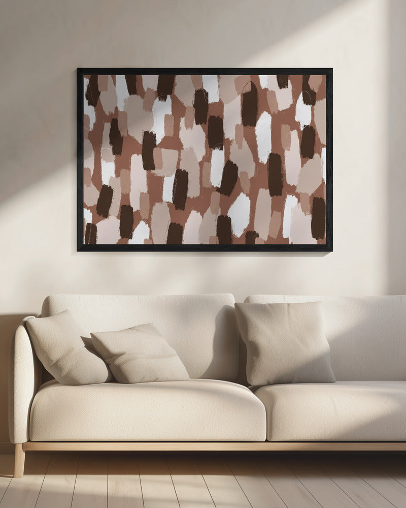 Earthy Brushstrokes | Canvas