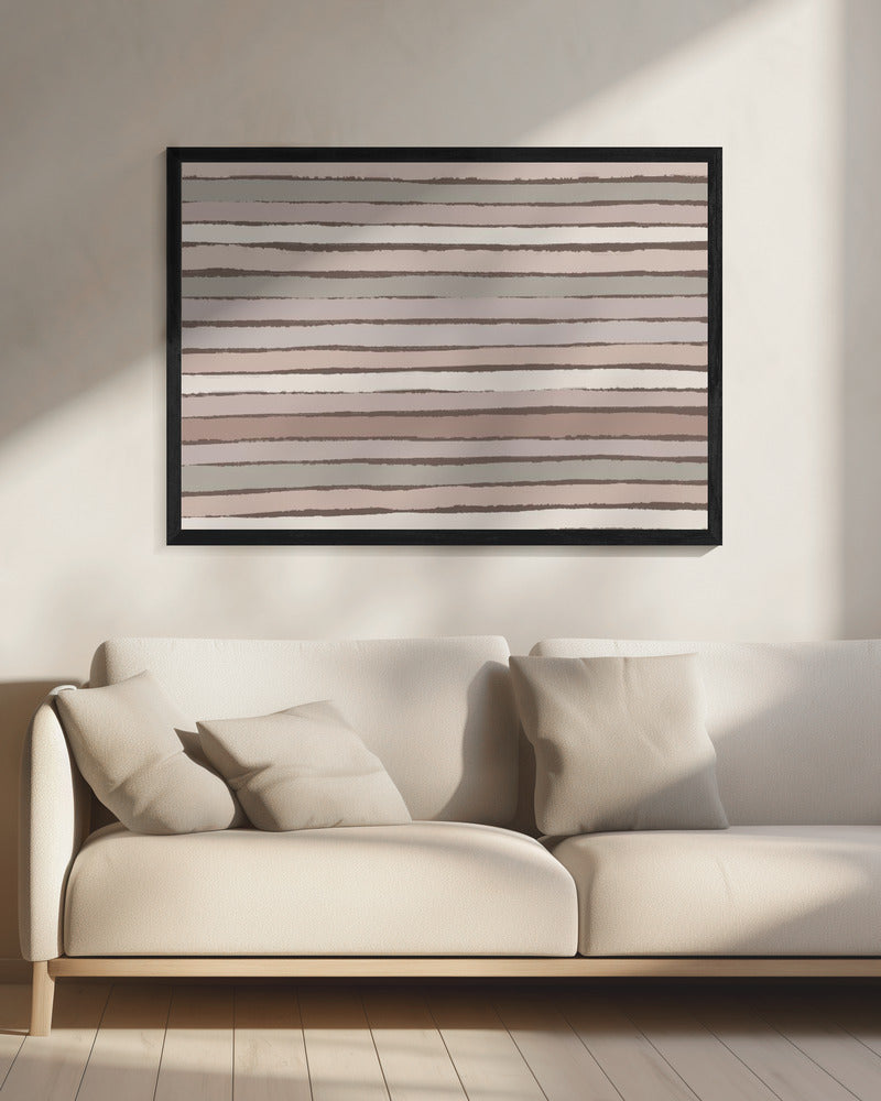 Earthy Stripes | Canvas