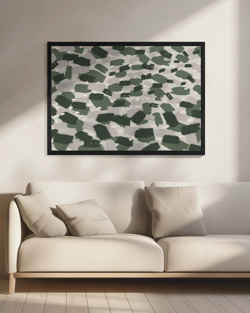 Muted Forest Brush | Canvas