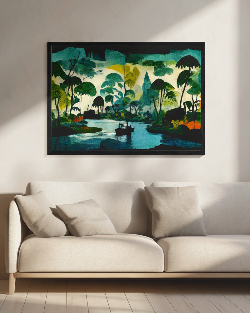 Jungle River Cruise | Canvas