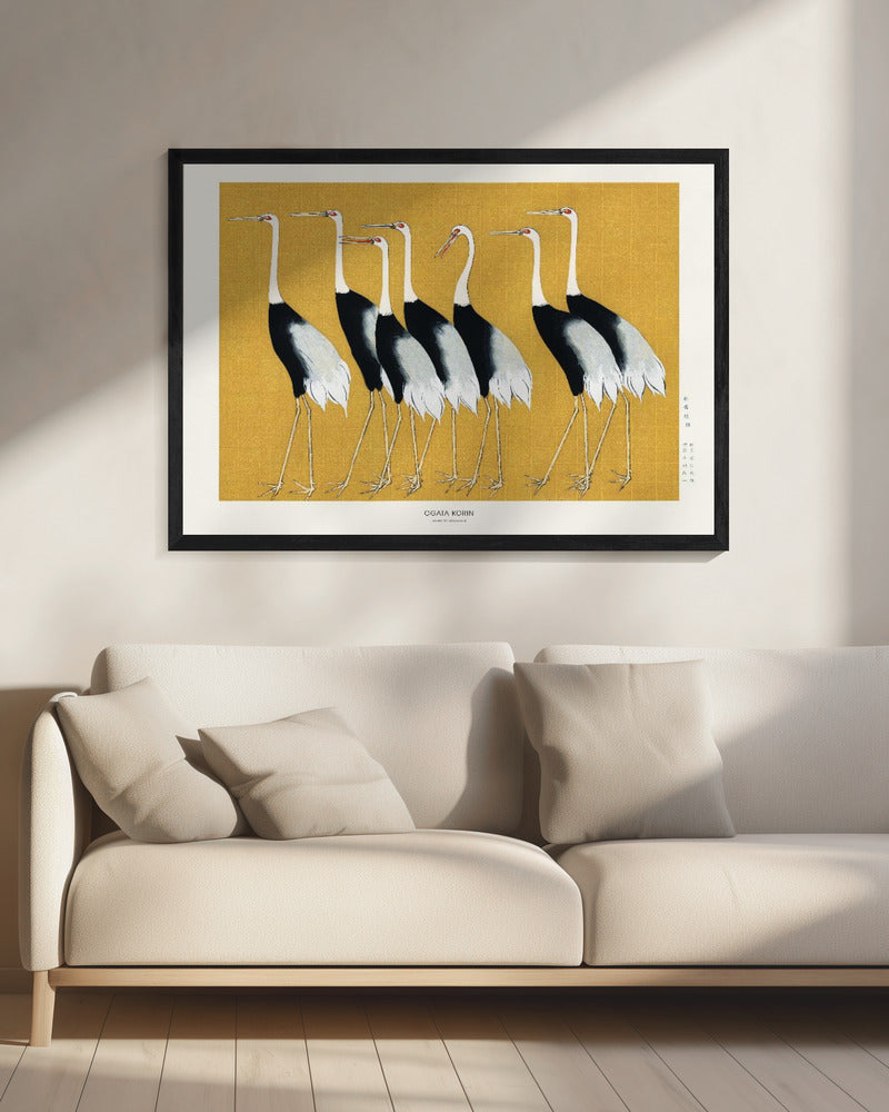 Japanese Red Crown Crane | Canvas