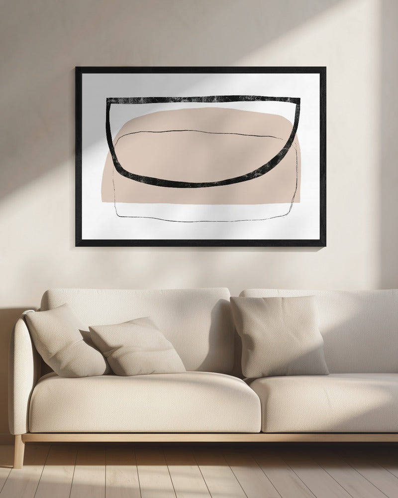 Geometric Shapes And Neutral Tones | Canvas