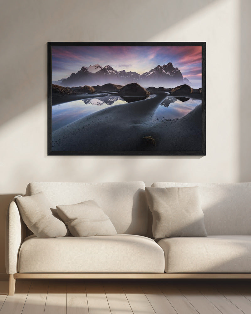 Glowing Vestrahorn | Canvas