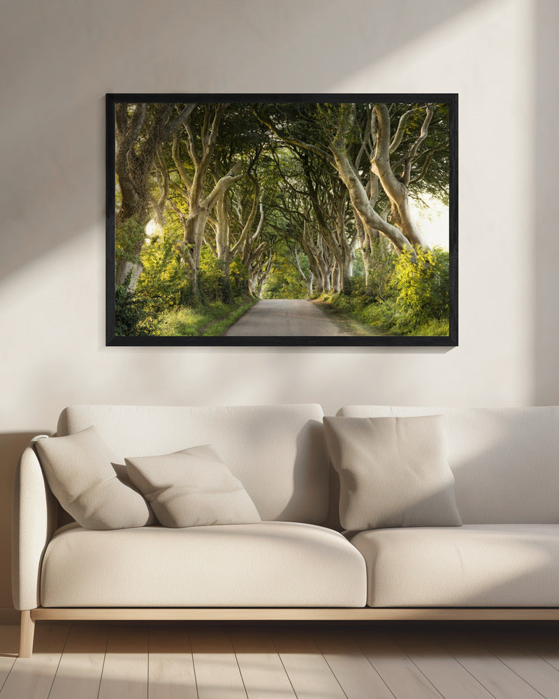 Golden Alley | Canvas