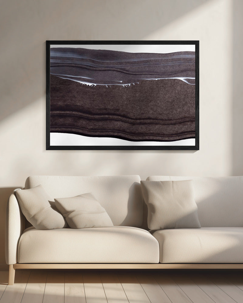 Wavy Lines With A Serene Monochrome Palette | Canvas