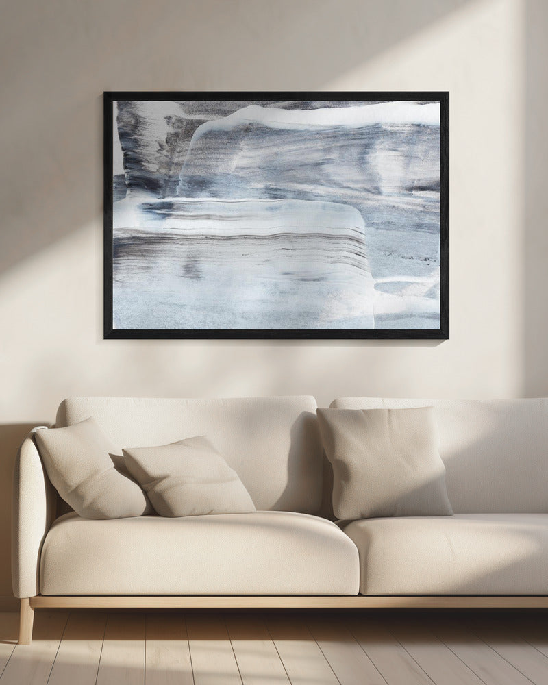 Black And White Brushstrokes | Canvas