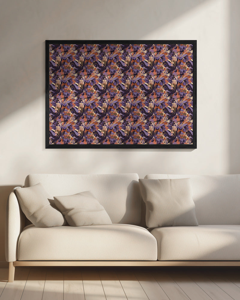 Purple Garden Rhythm | Canvas