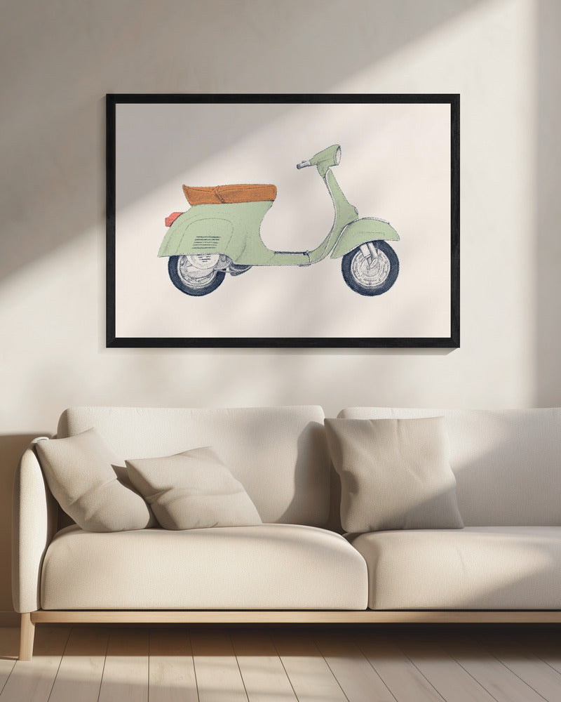 Vespa Print | Canvas