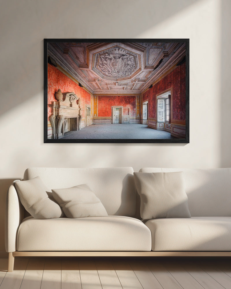 Abandoned Red Room | Canvas