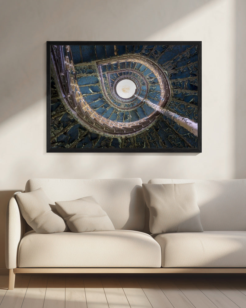 Blue Staircase | Canvas