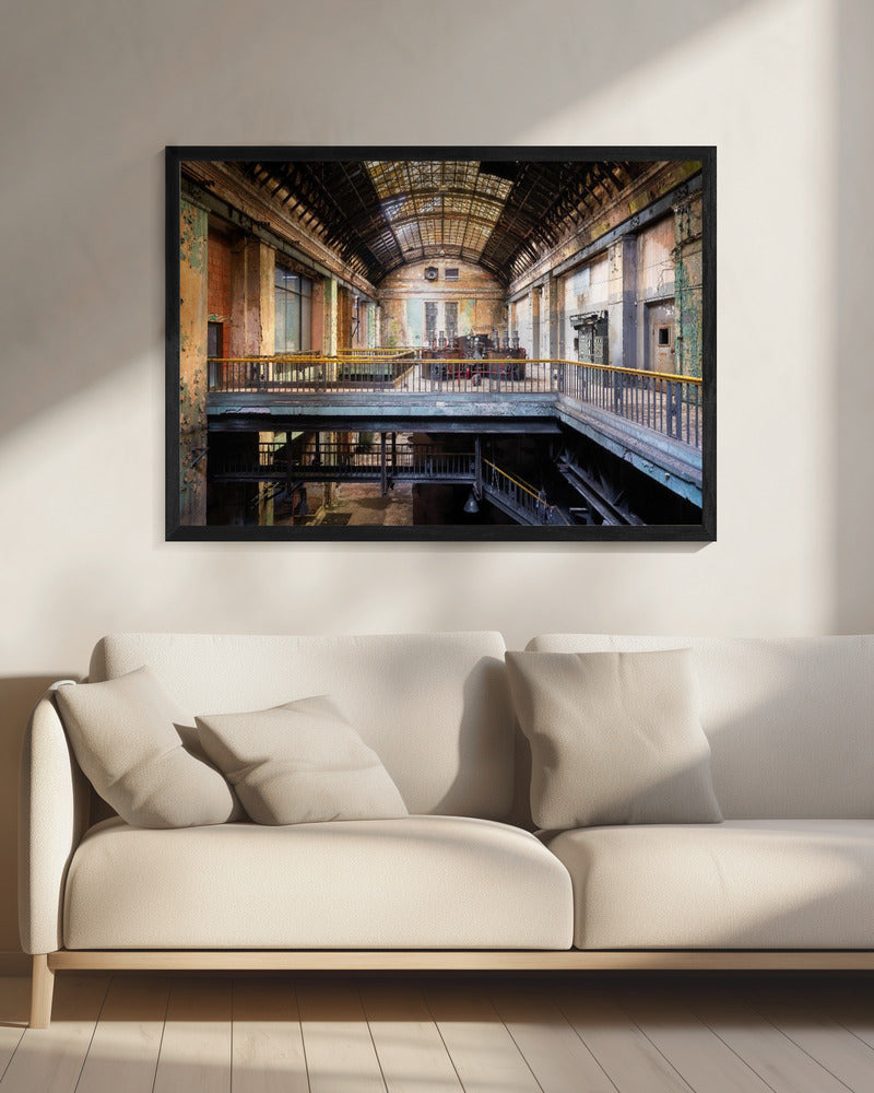 Industrial Hall in Decay | Canvas