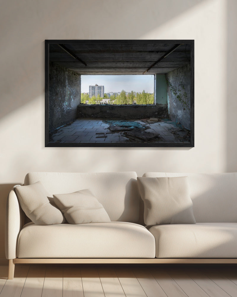 View at Pripyat in Chernobyl | Canvas