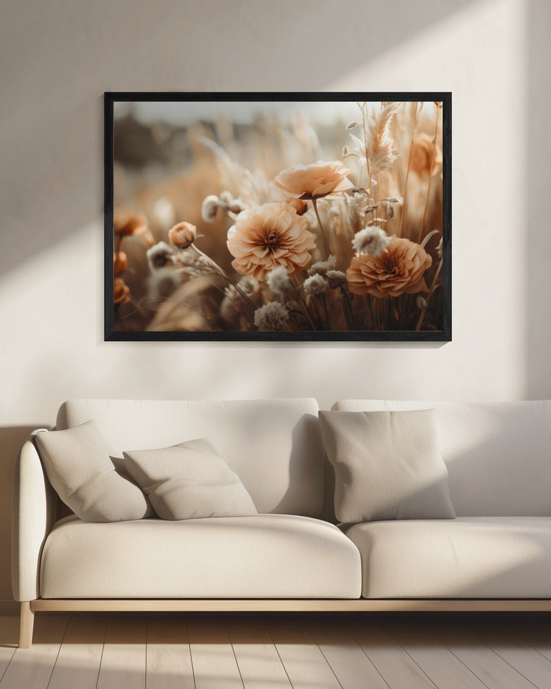 Golden Blossom Glow | Canvas