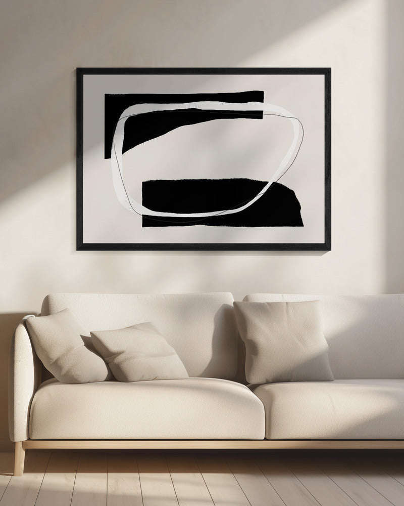 Monochrome Flow | Canvas