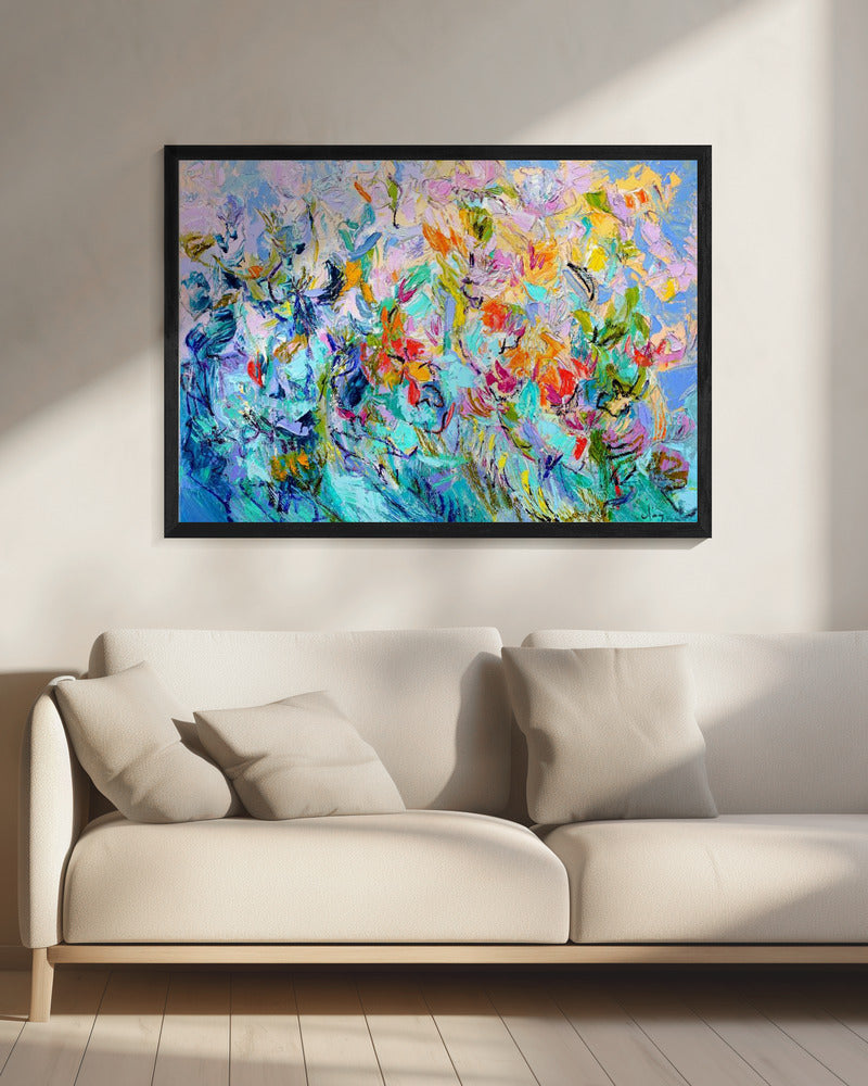 Radiant Floral Harmony | Canvas