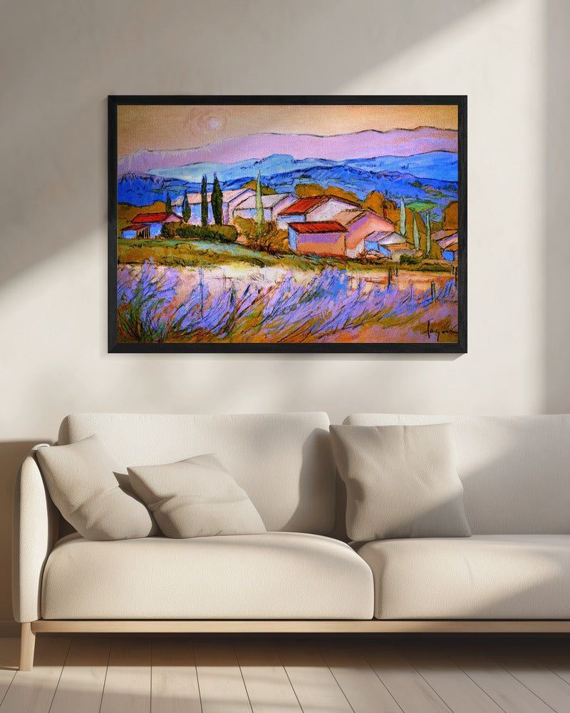 Lavender Hillside | Canvas