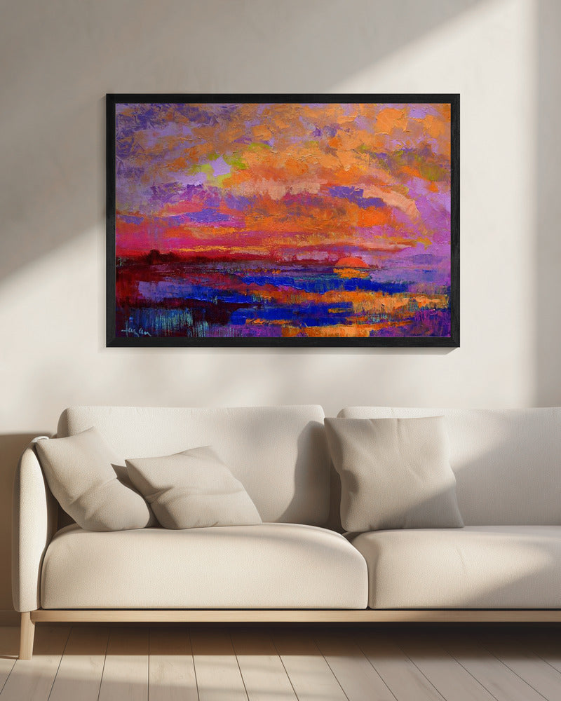 Vivid Sunset Hues | Canvas