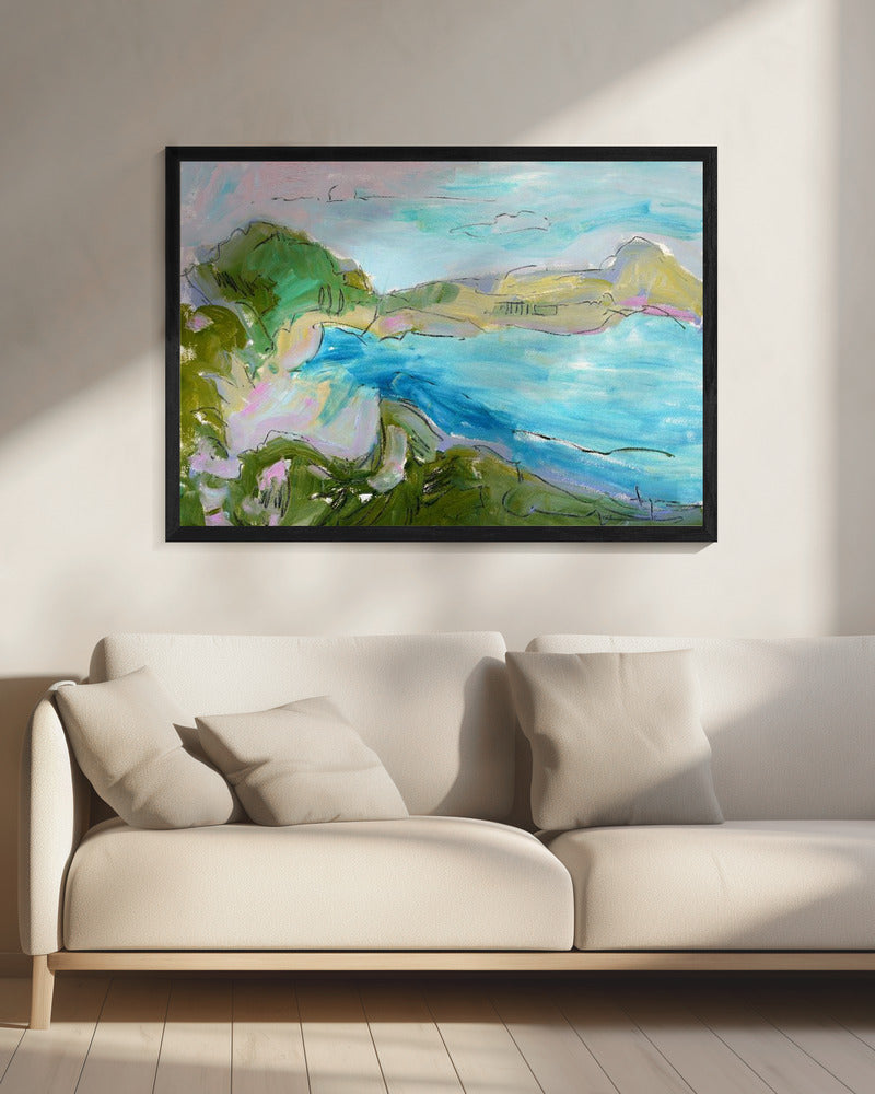 Serene Coastal Waves | Canvas