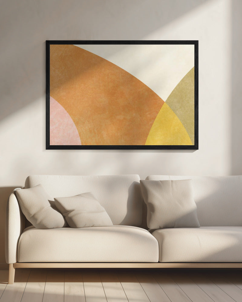 Aqua Shapes3 Kopie | Canvas