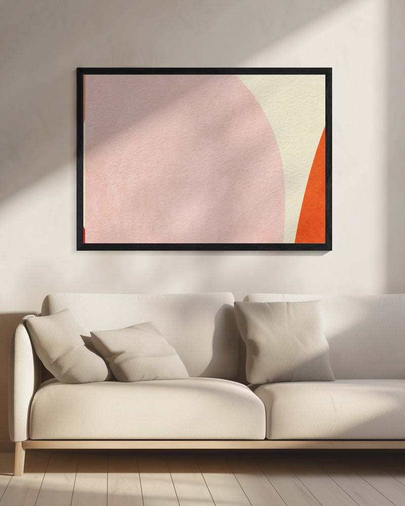 Warm Pastel Geometry | Canvas