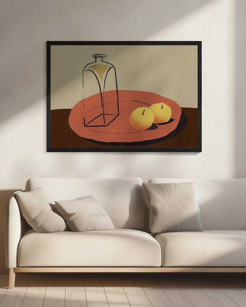 Jar and apple | Canvas