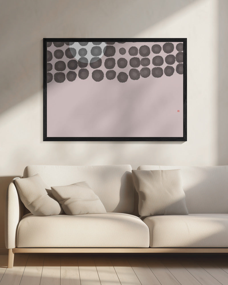 Hidden Moon N°3 | Behind the Clouds | Canvas