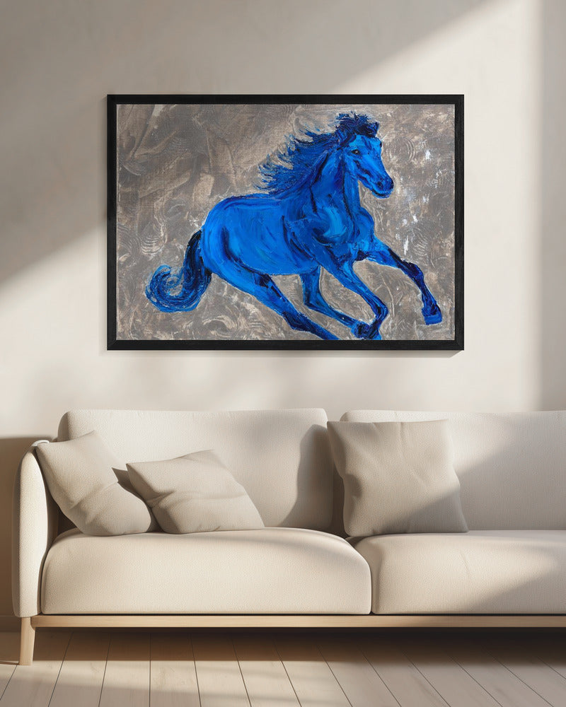 Blue Horse | Canvas