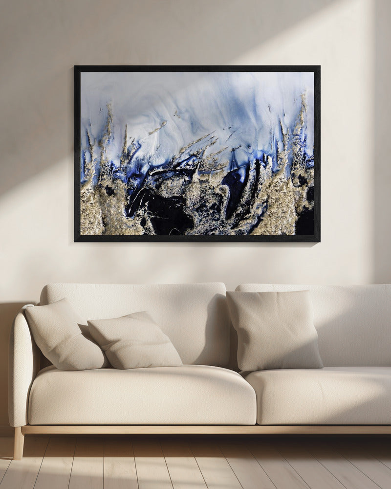 Dramatic Art - Golden Rocks | Canvas