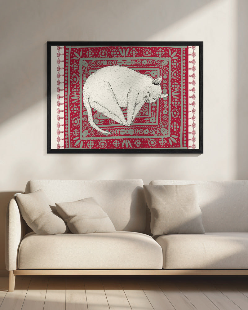 Sleeping Cat VI | Canvas