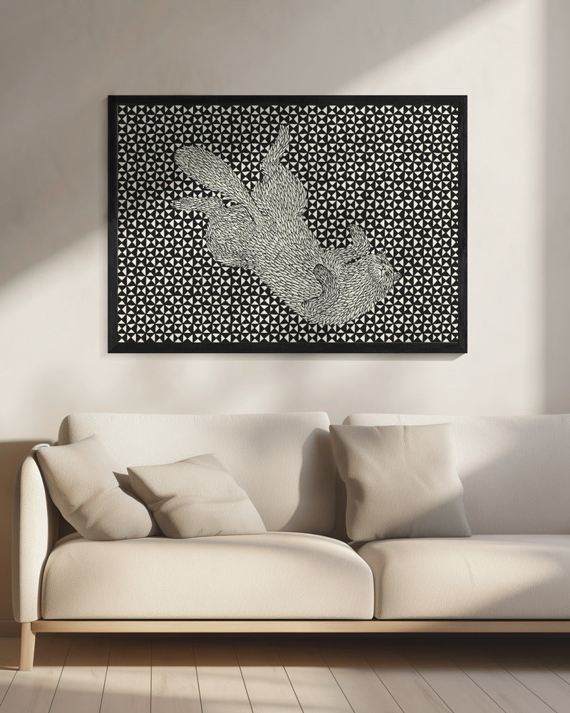 Sleeping Cat VII | Canvas