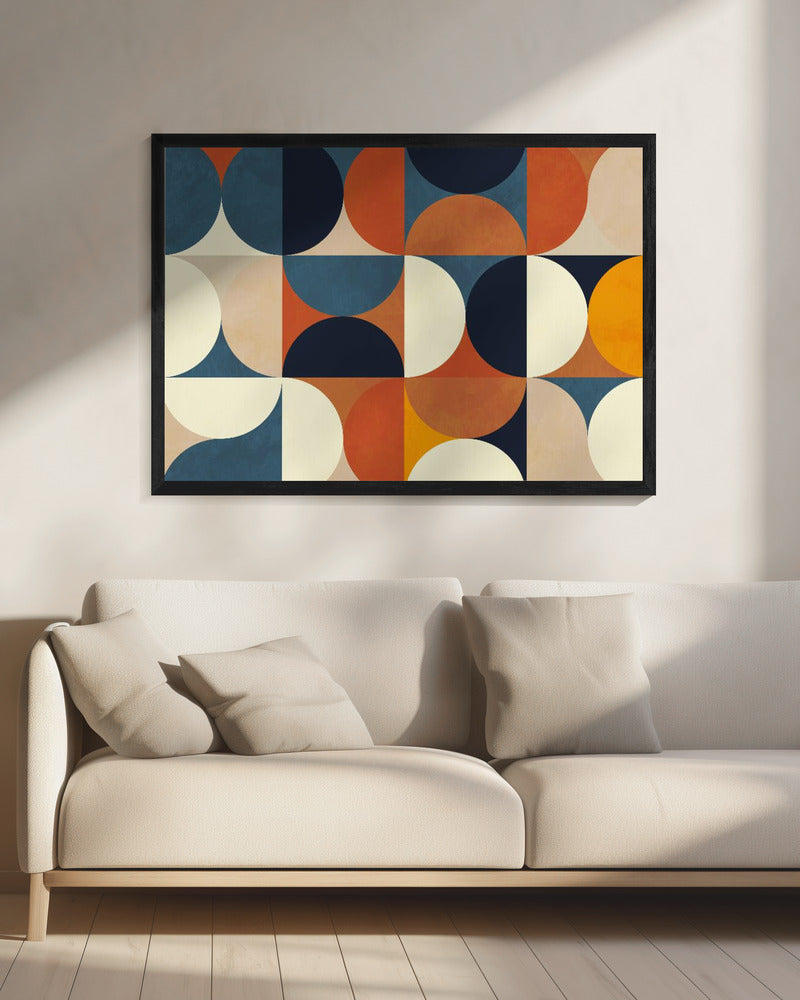 Geometry New12 Marron | Canvas