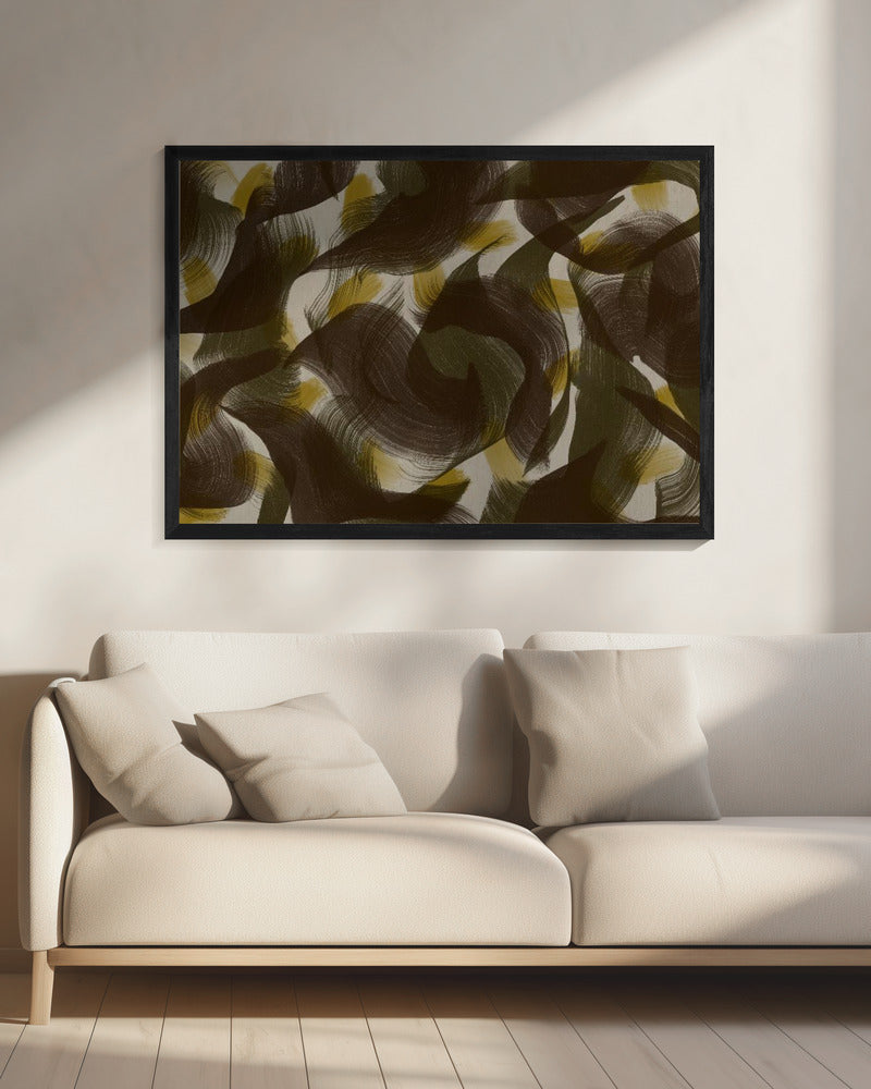Whirling Earth Tones | Canvas