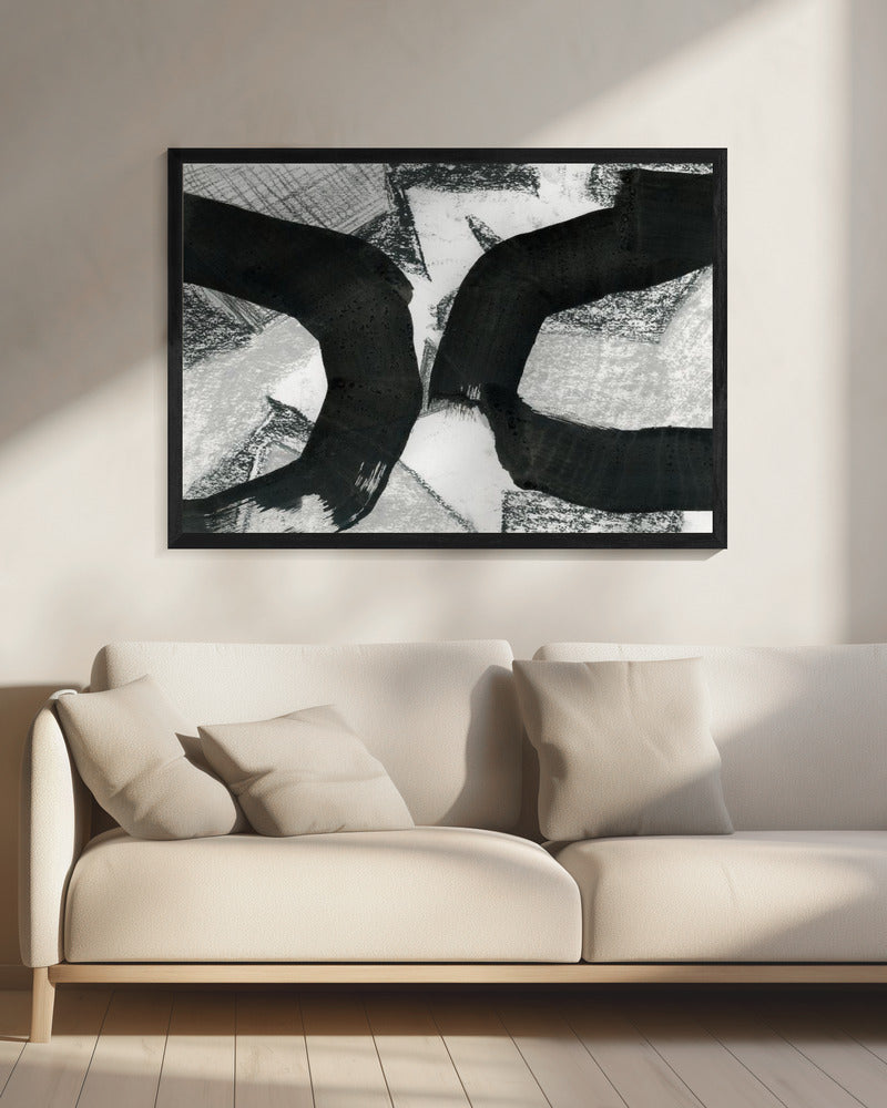 Black Texture Meeting 1 | Canvas