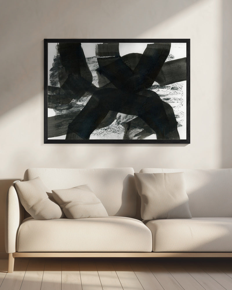 Black Texture Meeting 3 | Canvas