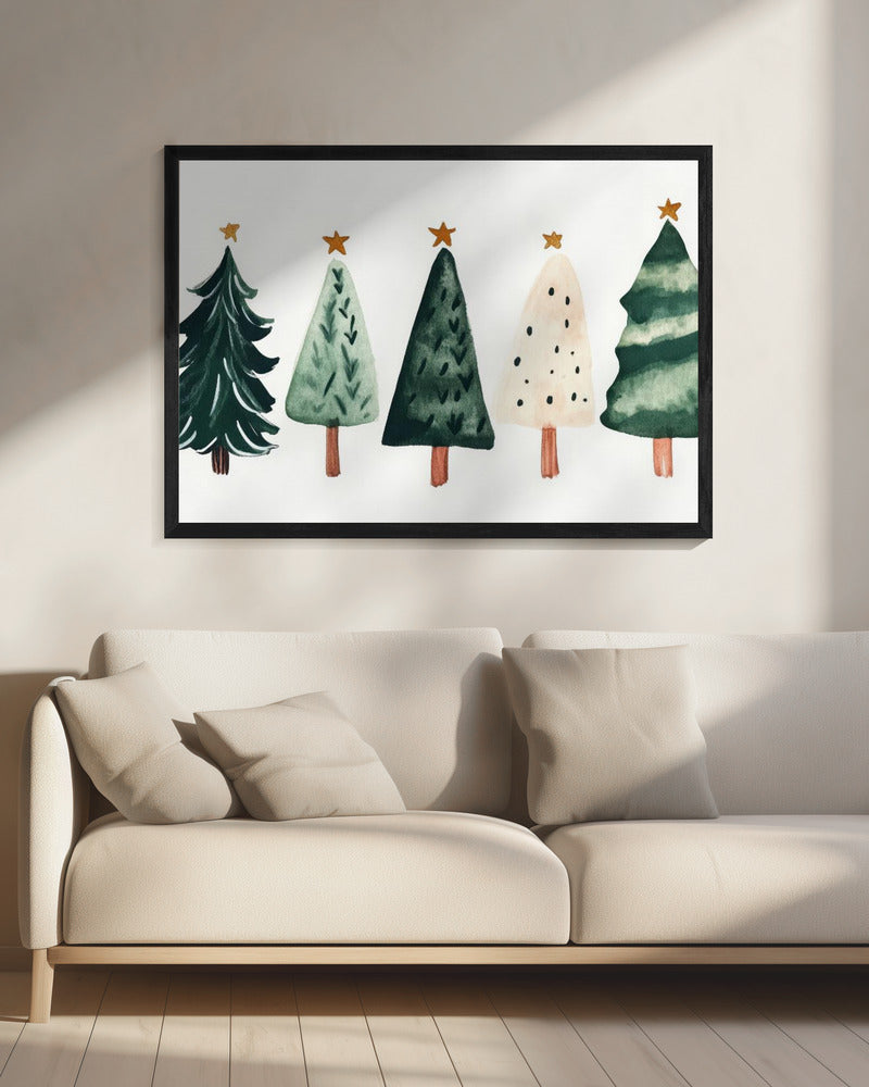 Whimsical Pines | Canvas