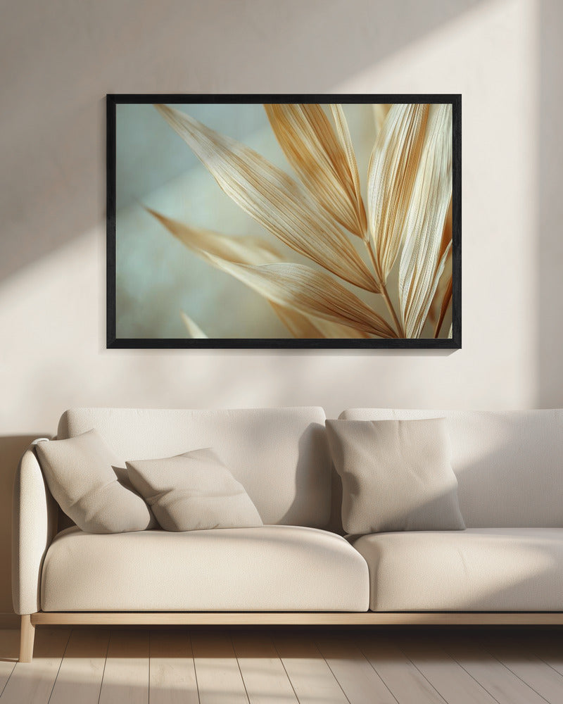 Golden Leaves Harmony | Canvas