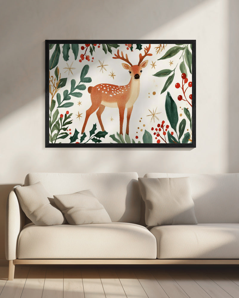 Enchanted Forest Deer | Canvas