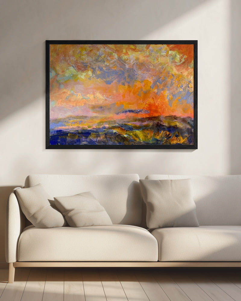 Fiery Dusk Skies | Canvas