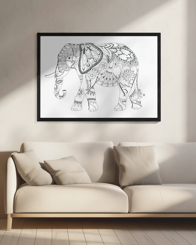 Elephant Mandala | Canvas